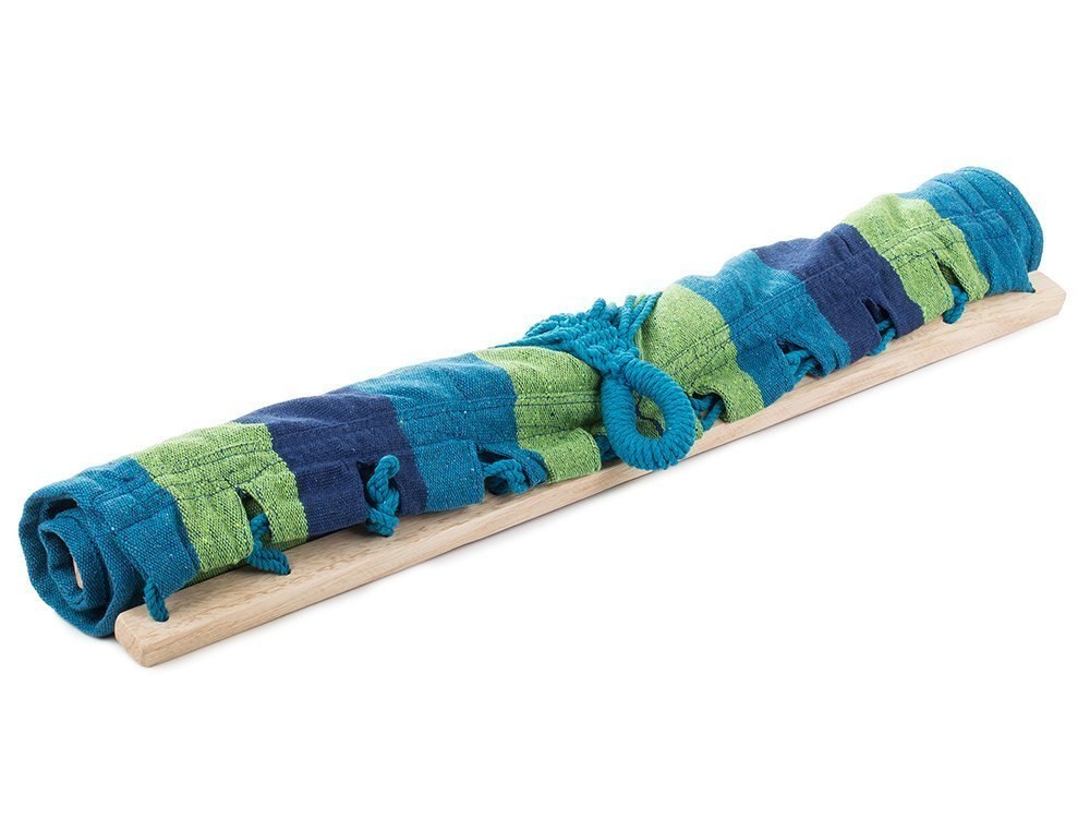 KLASYCZNY HAMAK W PASKI OGRODOWY WISZĄCY ZE STELAŻEM